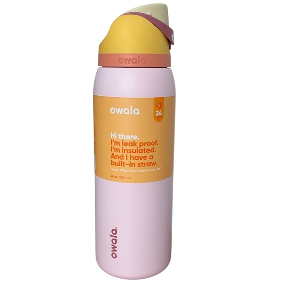 NWT Owala Water Bottle 40 oz Insulated Travel Thermos BPA Free Stocking Stuffer - Picture 3 of 11